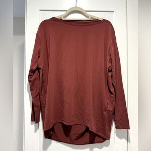 Pre-Owned Lululemon Back in Action Ling Sleeve Cotton